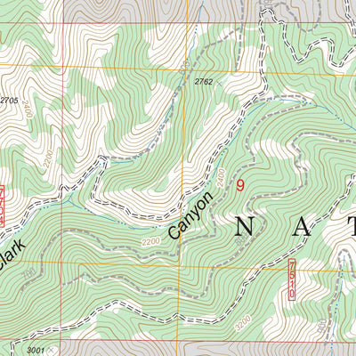 Van Creek, WA FSTopo Legacy Preview 3