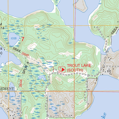 Wabana Lake, MN FSTopo Legacy Preview 2