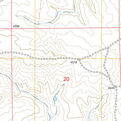Wagonhound Creek NE, WY FSTopo Legacy Preview 2