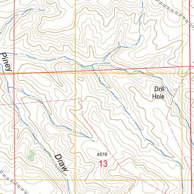 Wagonhound Creek NE, WY FSTopo Legacy Preview 3