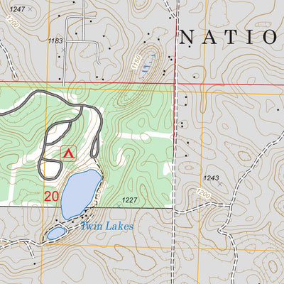 Wakeley Lake, MI FSTopo Legacy Preview 3
