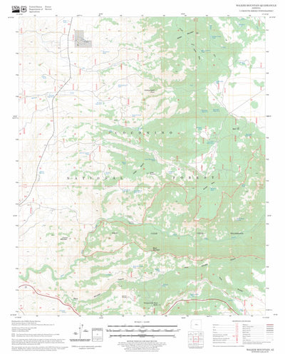 Walker Mountain, AZ FSTopo Legacy Preview 1