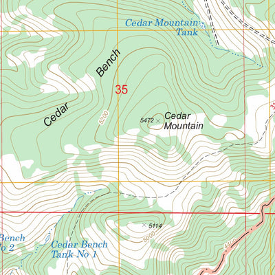 Walker Mountain, AZ FSTopo Legacy Preview 2