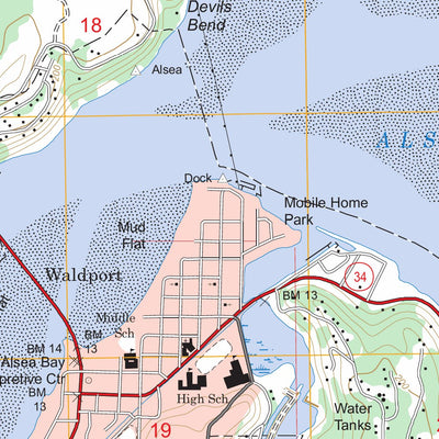 Waldport, OR FSTopo Legacy Preview 2