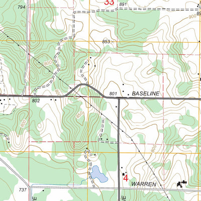 Walkerville West, MI FSTopo Legacy Preview 3
