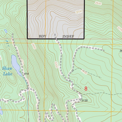 Wallace Lake, WA FSTopo Legacy Preview 2