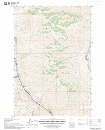 Wapshilla Creek, ID - OR FSTopo Legacy Preview 1