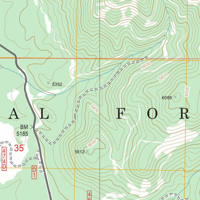 Warm Lake, ID FSTopo Legacy Preview 2