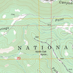 Warm Springs Canyon, AZ FSTopo Legacy Preview 2