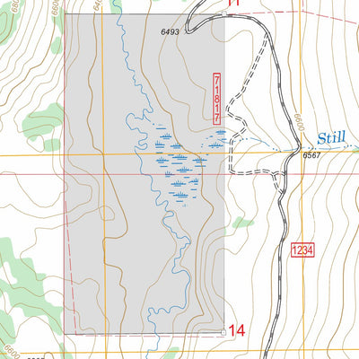 Warm Springs Creek, MT FSTopo Legacy Preview 2
