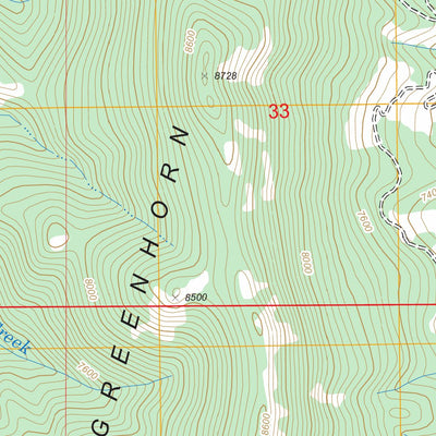 Warm Springs Creek, MT FSTopo Legacy Preview 3