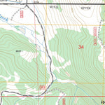 Warm Spring Mountain, WY FSTopo Legacy Preview 2
