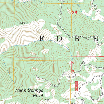 Warm Springs Point, ID FSTopo Legacy Preview 2
