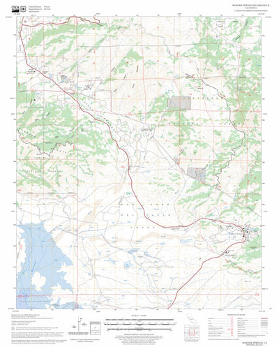 Warner Springs, CA FSTopo Legacy Preview 1