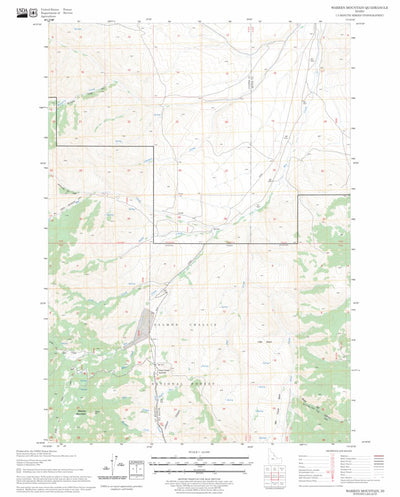 Warren Mountain, ID FSTopo Legacy Preview 1