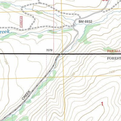Warren Mountain, ID FSTopo Legacy Preview 2