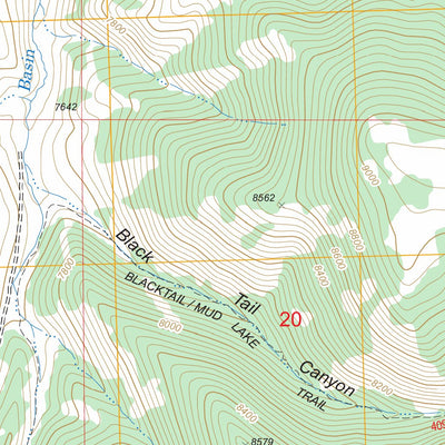 Warren Mountain, ID FSTopo Legacy Preview 3