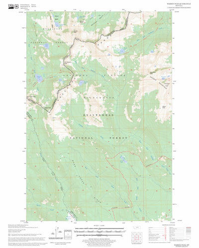 Warren Peak, MT FSTopo Legacy Preview 1