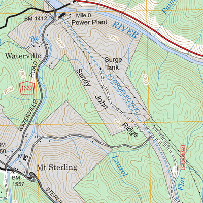 Waterville, TN - NC FSTopo Legacy Preview 3