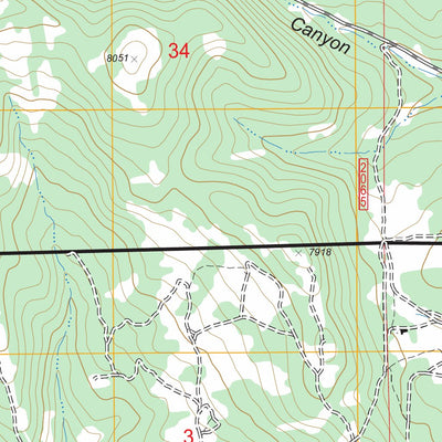 Water Hollow Ridge, UT FSTopo Legacy Preview 2