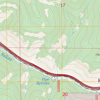 Water Hollow Ridge, UT FSTopo Legacy Preview 3