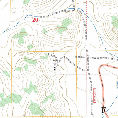 Waucoba Mountain, CA FSTopo Legacy Preview 2