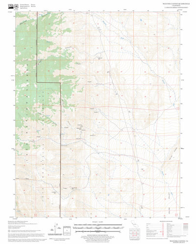 Waucoba Canyon, CA FSTopo Legacy Preview 1