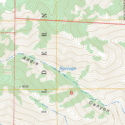 Waucoba Canyon, CA FSTopo Legacy Preview 3