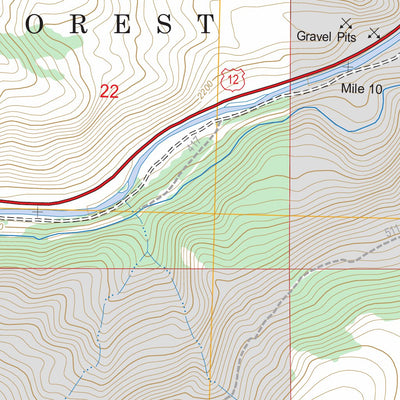 Weddle Canyon, WA FSTopo Legacy Preview 2