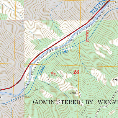 Weddle Canyon, WA FSTopo Legacy Preview 3