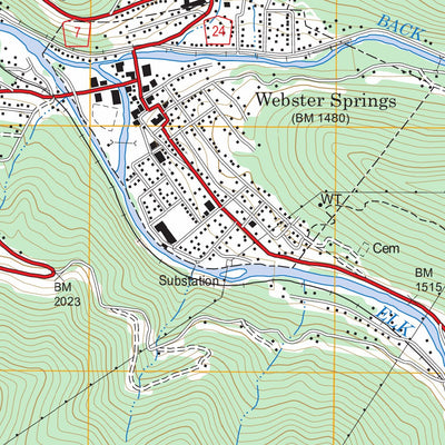 Webster Springs, WV FSTopo Legacy Preview 3