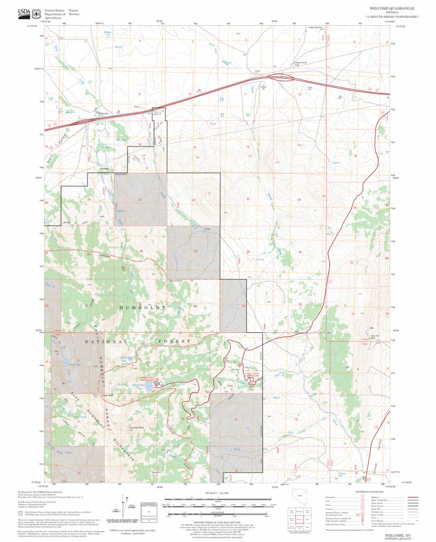 Welcome, NV FSTopo Legacy Map by US Forest Service - Topo | Avenza Maps