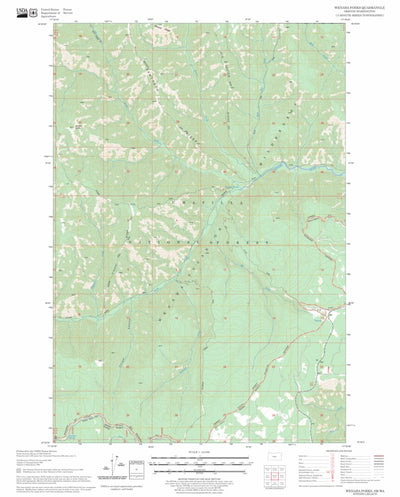 Wenaha Forks, OR - WA FSTopo Legacy Preview 1