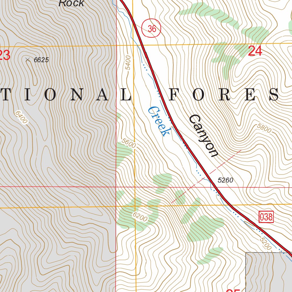 Weston Canyon, ID FSTopo Legacy Map by US Forest Service - Topo ...