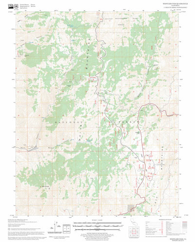 Westgard Pass, CA FSTopo Legacy Preview 1