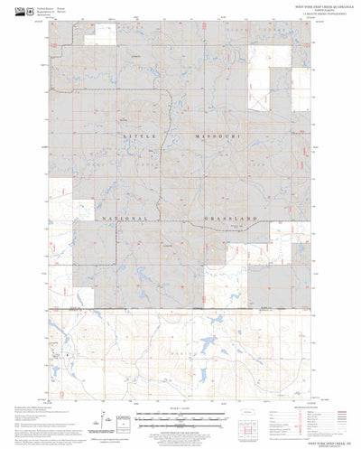 West Fork Deep Creek, ND FSTopo Legacy Preview 1