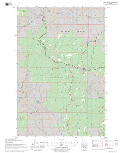 West Dennis, ID FSTopo Legacy Preview 1