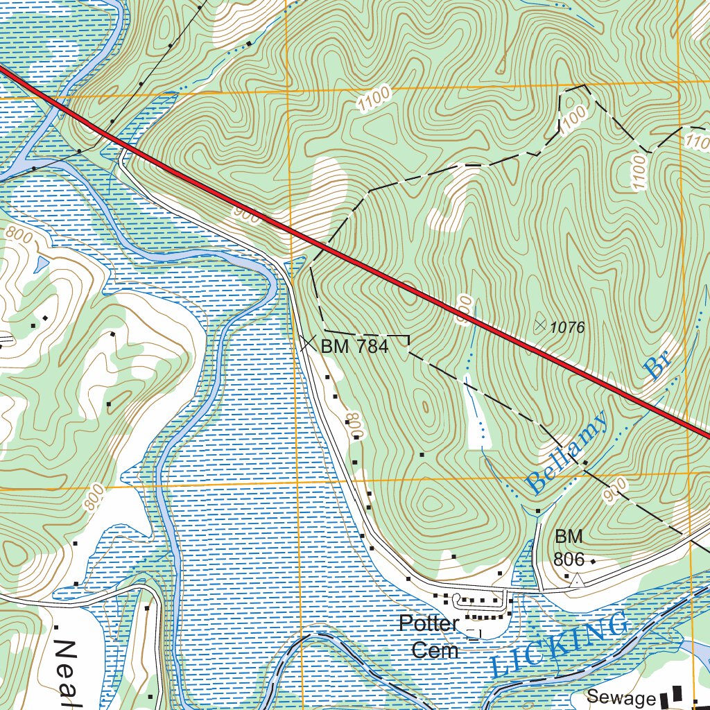 West Liberty, KY FSTopo Legacy Map by US Forest Service - Topo | Avenza ...
