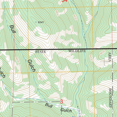 West Elk Peak SW, CO FSTopo Legacy Preview 3