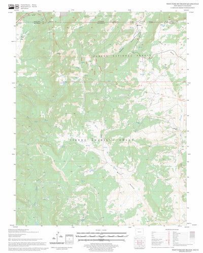 West Fork Rio Brazos, NM - CO FSTopo Legacy Preview 1