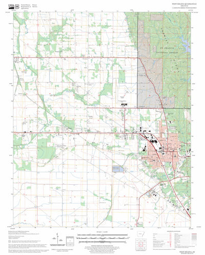 West Helena, AR FSTopo Legacy Preview 1