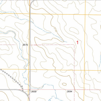 West Twin Butte, ND FSTopo Legacy Preview 2