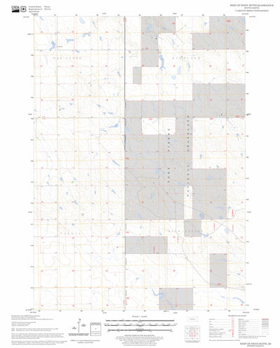 West of Stony Butte, SD FSTopo Legacy Preview 1