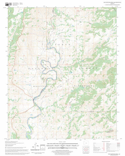 Wet Bottom Mesa, AZ FSTopo Legacy Preview 1