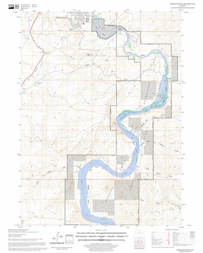 Whalen Butte, WY FSTopo Legacy Preview 1