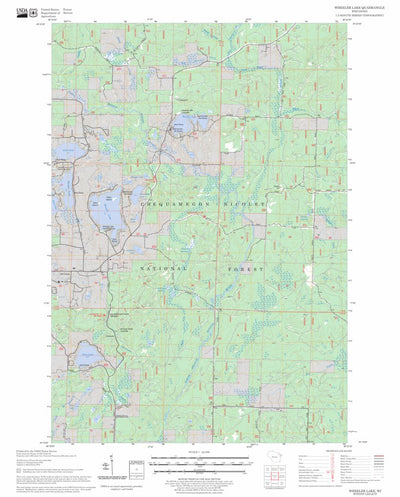 Wheeler Lake, WI FSTopo Legacy Preview 1