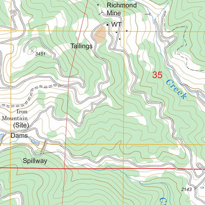 Whiskeytown, CA FSTopo Legacy Preview 3