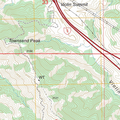 Whitaker Peak, CA FSTopo Legacy Preview 2
