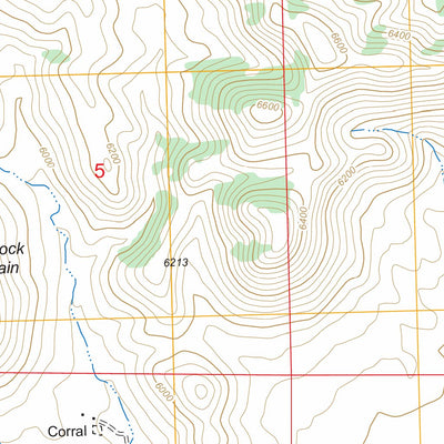 Whiterock Mountain, NM FSTopo Legacy Preview 2