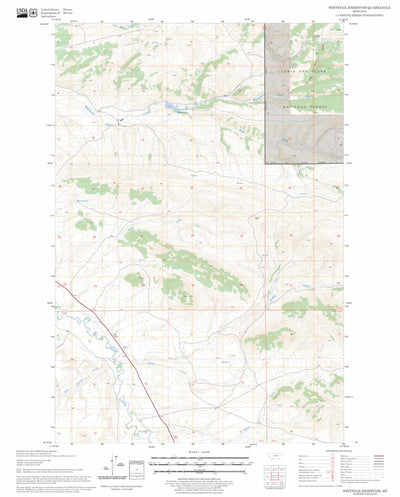 Whitetail Reservoir, MT FSTopo Legacy Preview 1